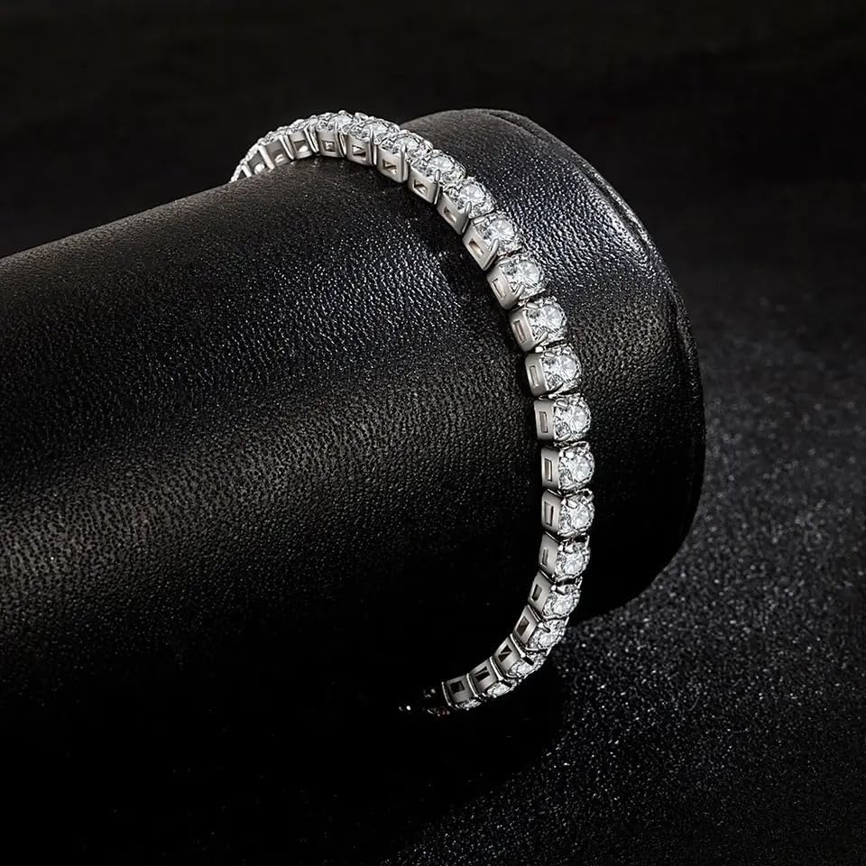 925 Silver Filled with Shiny Cubic Zirconia Stones