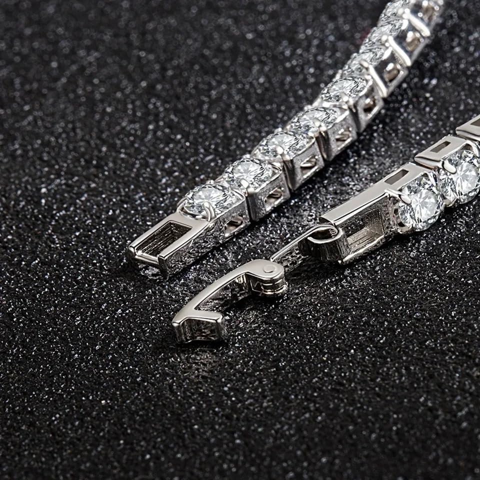 925 Silver Filled with Shiny Cubic Zirconia Stones
